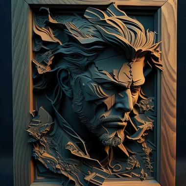 3D model Metal Gear Solid 2 Substance game (STL)